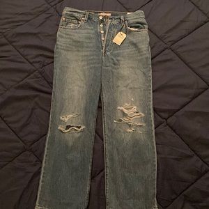 NWT RIBCAGE STRAIGHT ANKLE WOMEN'S JEANS SIZE 30x27